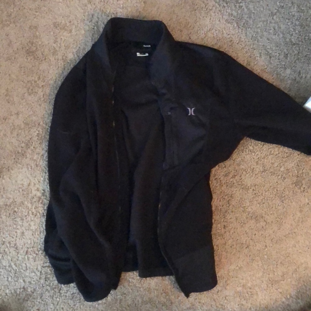 Hurley L fleece zip up jacket